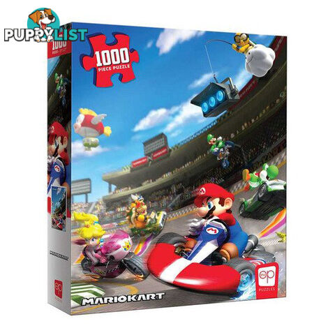 The Op Super Mario Kart 1000 Piece Jigsaw Puzzle - The Op Games | usaopoly - Tabletop Jigsaw Puzzle GTIN/EAN/UPC: 700304155610