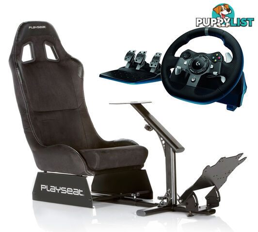 Playseat Evolution Alcantara with Improved Pedal Plate + Logitech G920 Racing Wheel for Xbox One / PC - Playseat - Racing Simulation GTIN/EAN/UPC: 097855114716