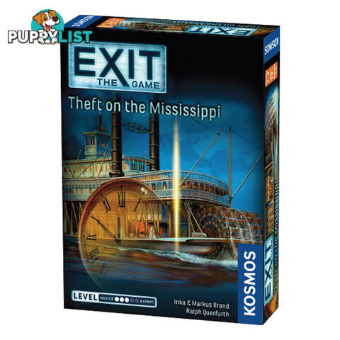 Exit The Game: Theft on the Mississippi Board Game - Thames & Kosmos - Tabletop Board Game GTIN/EAN/UPC: 814743015012