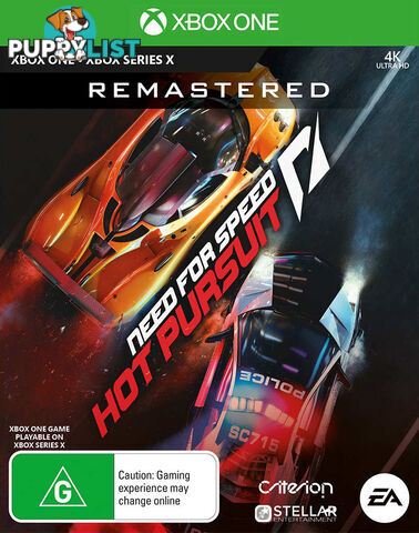 Need for Speed Hot Pursuit Remastered (Xbox Series X, Xbox One) - Electronic Arts - Xbox One Software GTIN/EAN/UPC: 5030947124052