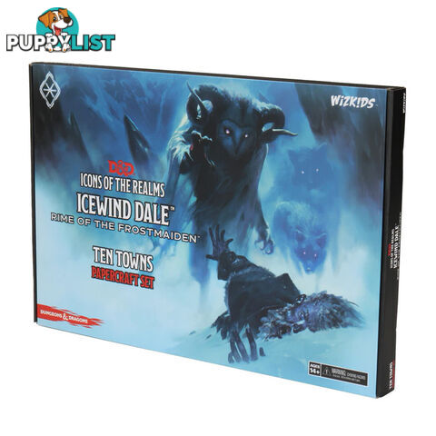 Dungeons & Dragons Icewind Dale Rime of the Frostmaiden Ten Towns Papercraft Set - WizKids - Tabletop Accessory GTIN/EAN/UPC: 634482960233