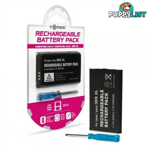 Tomee Console Battery Pack for the New 3DS XL & 3DS XL - Tomee - Multiplatform GTIN/EAN/UPC: 813048014423