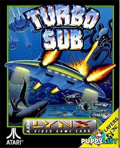 Turbo Sub (Atari Lynx) - Atari 77000020321 - Retro Lynx Software GTIN/EAN/UPC: 077000020321