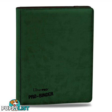 Ultra Pro 9 Pocket Premium Pro Binder (Green) - Ultra Pro - Tabletop Trading Cards Accessory GTIN/EAN/UPC: 074427841966