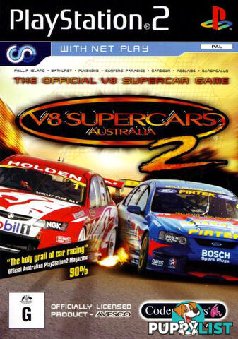 V8 Supercars Australia 2 [Pre-Owned] (PS2) - Retro PS2 Software GTIN/EAN/UPC: 5024866323573