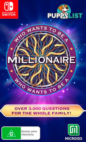 Who Wants to be a Millionaire (Switch) - Microids - Switch Software GTIN/EAN/UPC: 3760156486055