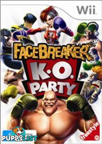 Facebreaker KO Party [Pre-Owned] (Wii) - Electronic Arts - P/O Wii Software GTIN/EAN/UPC: 5030941067546