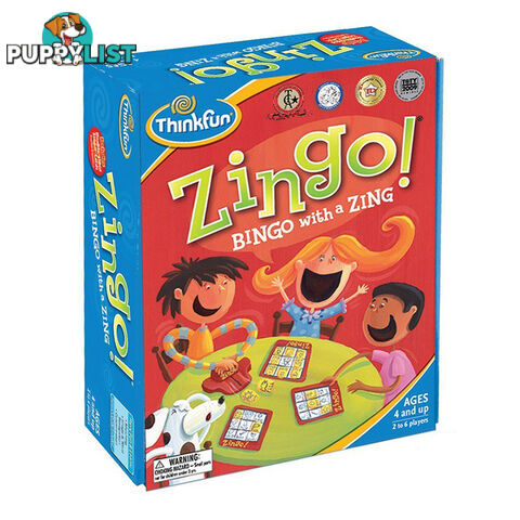 Zingo Board Game - ThinkFun - Tabletop Board Game GTIN/EAN/UPC: 019275077006