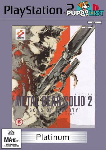 Metal Gear Solid 2: Sons of Liberty [Pre-Owned] (PS2) - Retro PS2 Software GTIN/EAN/UPC: 4012927022061