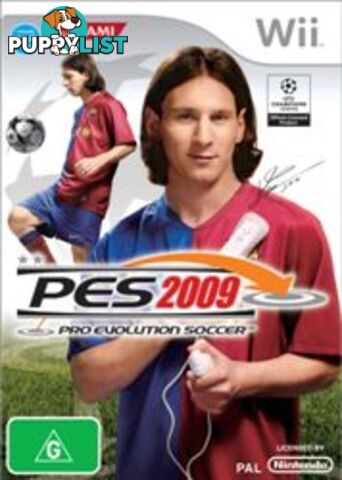 Pro Evolution Soccer 2009 [Pre-Owned] (Wii) - Konami - P/O Wii Software GTIN/EAN/UPC: 4012927091135