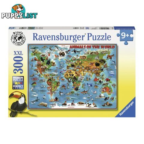 Ravensburger Animals of the World 300 Piece Jigsaw Puzzle - Ravensburger - Tabletop Jigsaw Puzzle GTIN/EAN/UPC: 4005556132577