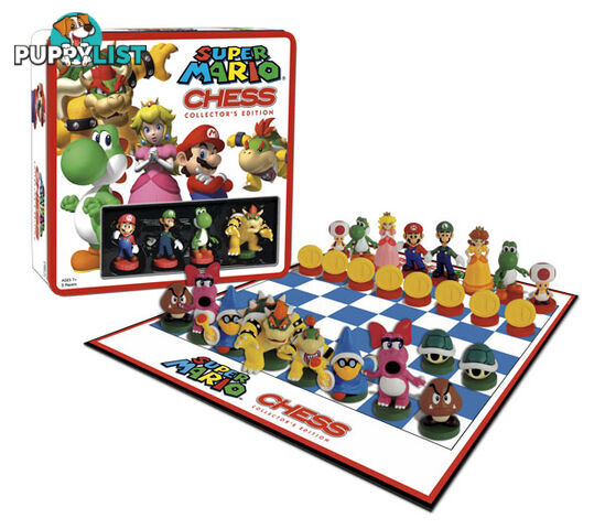 Super Mario Collector's Edition Chess Set - The Op Games | usaopoly CN-BAU - Tabletop Board Game GTIN/EAN/UPC: 700304004390