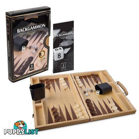 Smart Brain 38cm Backgammon Board Game - Heebie Jeebies - Tabletop Board Game GTIN/EAN/UPC: 9341570411256