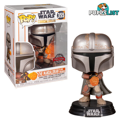 Star Wars The Mandalorian - The Mandalorian Flame Throwing Funko POP! Vinyl - Funko - Merch Pop Vinyls GTIN/EAN/UPC: 889698460934