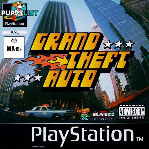 Grand Theft Auto (PS1) - Take-Two Interactive - Retro PS1 Software