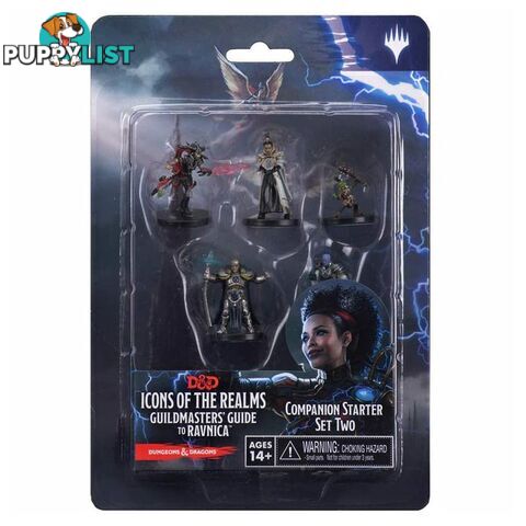 Dungeons & Dragons: Guildmasters Guide to Ravnica Companion Starter Set 2 Figures - WizKids - Tabletop Role Playing Game GTIN/EAN/UPC: 634482731161