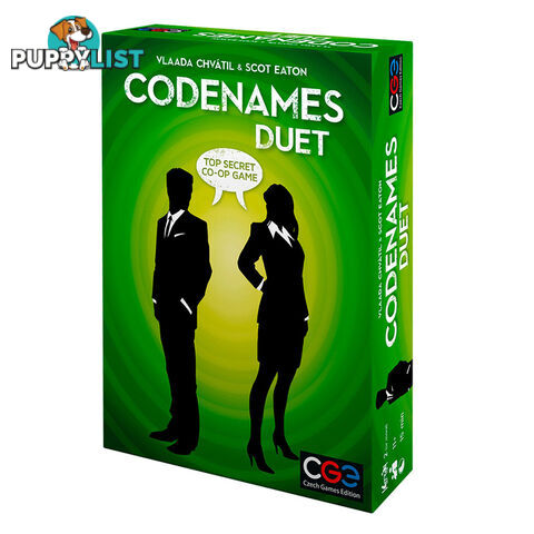 Codenames: Duet Board Game - Czech Games Edition CGE0040 - Tabletop Board Game GTIN/EAN/UPC: 8594156310400