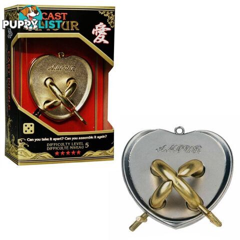 Hanayama Level 5 Amour Cast Puzzle - Hanayama Co.,LTD. - Tabletop Puzzle Game GTIN/EAN/UPC: 779090900179