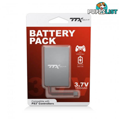 TTX Tech Rechargeable Battery Pack for PS3 Controllers - TTX Tech - Retro PS3 Accessory GTIN/EAN/UPC: 849172013223