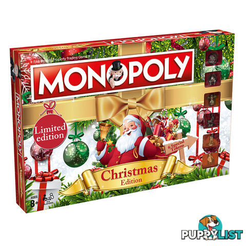 Monopoly: Christmas Edition Board Game - Winning Moves - Tabletop Board Game GTIN/EAN/UPC: 5036905024358