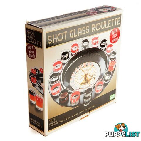 Shot Glass Roulette Board Game - MDI Aus - Tabletop Board Game GTIN/EAN/UPC: 9318051109872