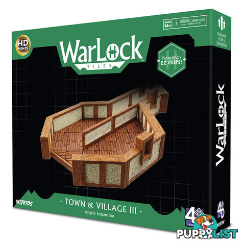 Warlock Tiles Town & Village III Angles - WizKids - Tabletop Role Playing Game GTIN/EAN/UPC: 634482165133