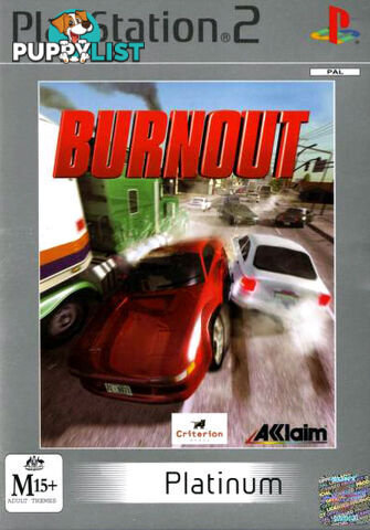 Burnout [Pre-Owned] (PS2) - Retro PS2 Software GTIN/EAN/UPC: 3455192329014