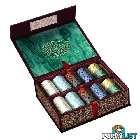 Iron Clay's Luxury 200 Piece Game Counters Set - Roxley - Tabletop Accessory GTIN/EAN/UPC: 9781988884684