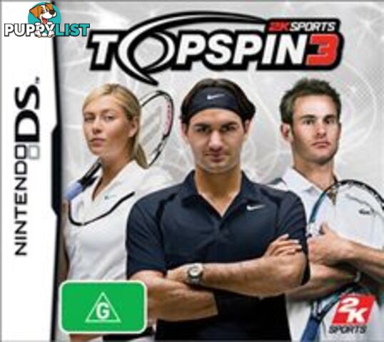 Top Spin 3 [Pre-Owned] (DS) - 2K Sports - P/O DS Software GTIN/EAN/UPC: 5026555042574