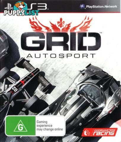 GRID Autosport [Pre-Owned] (PS3) - Codemasters - Retro P/O PS3 Software GTIN/EAN/UPC: 5024866362886