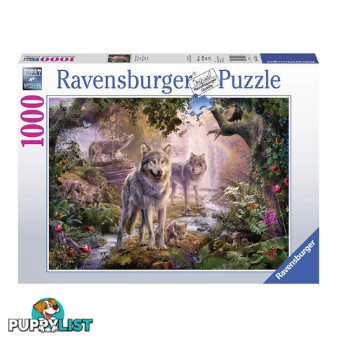 Ravensburger Summer Wolves 1000 Piece Jigsaw Puzzle - Ravensburger - Tabletop Jigsaw Puzzle GTIN/EAN/UPC: 4005556151851