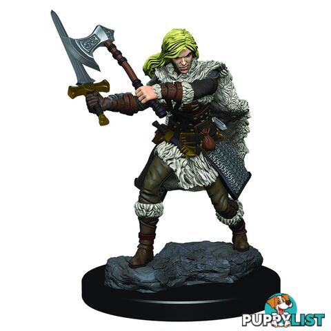 Dungeons & Dragons Premium Female Human Barbarian Pre-Painted Figure - WizKids - Tabletop Role Playing Game GTIN/EAN/UPC: 634482930205