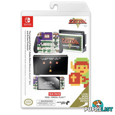 Controller Gear The Legend of Zelda Retro Nintendo Skin - Controller Gear - Switch Accessory GTIN/EAN/UPC: 812059034222