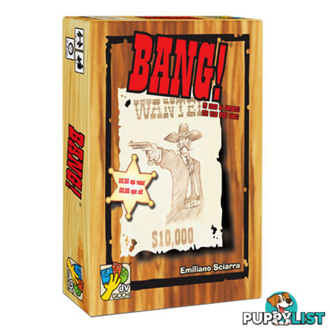 Bang! 4th Edition Card Game - DV Giochi - Tabletop Card Game GTIN/EAN/UPC: 8032611691003