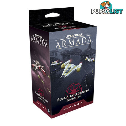 Star Wars Armada: Republic Fighter Squadrons Expansion Board Game - Fantasy Flight Games - Tabletop Miniatures GTIN/EAN/UPC: 841333111748