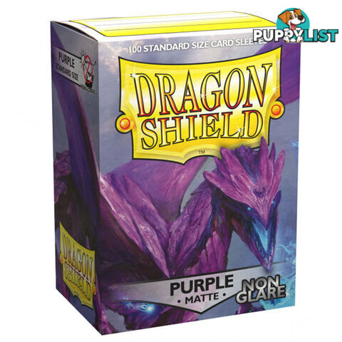 Dragon Shield Amifist Matte Purple Non-Glare Sleeves 100 Pack - Arcane Tinmen Aps - Tabletop Trading Cards Accessory GTIN/EAN/UPC: 5706569118099