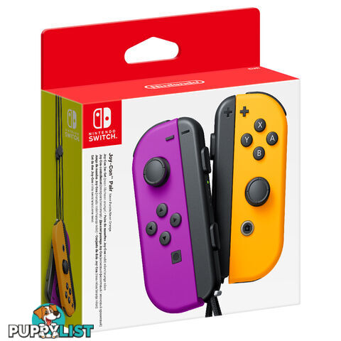 Nintendo Switch Joy-Con Neon Purple & Orange Controller Pair - Nintendo - Switch Accessory GTIN/EAN/UPC: 045496431310