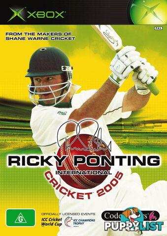 Ricky Ponting International Cricket 2005 [Pre-Owned] (Xbox (Original)) - Retro Xbox Software GTIN/EAN/UPC: 5024866329339