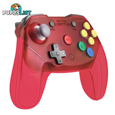 Retro Fighters Brawler64 Wireless Red Gamepad - Retro Fighters - Retro N64 Accessory GTIN/EAN/UPC: 709750008471