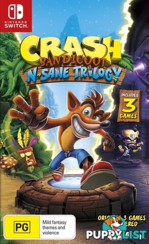 Crash Bandicoot N. Sane Trilogy (Switch) - Activision - Switch Software GTIN/EAN/UPC: 5030917236020