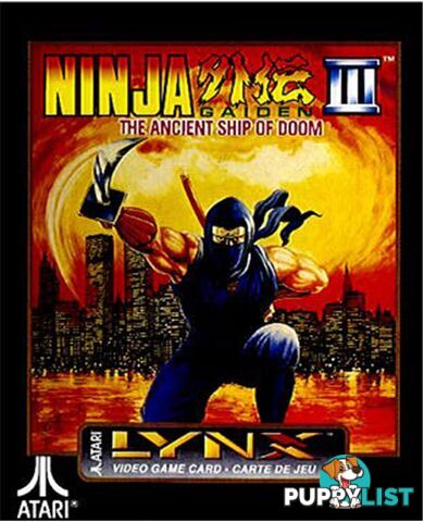 Ninja Gaiden III: The Ancient Ship of Doom (Atari Lynx) - Atari - Retro Lynx Software GTIN/EAN/UPC: 077000400154