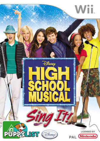 High School Musical: Sing It! [Pre-Owned] (Wii) - Disney Interactive Studios - P/O Wii Software GTIN/EAN/UPC: 8717418136284