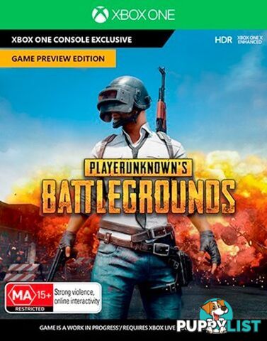 PlayerUnknown's Battlegrounds - Game Preview Edition (Xbox One) - PUBG Corporation - Xbox One Software GTIN/EAN/UPC: 889842282672