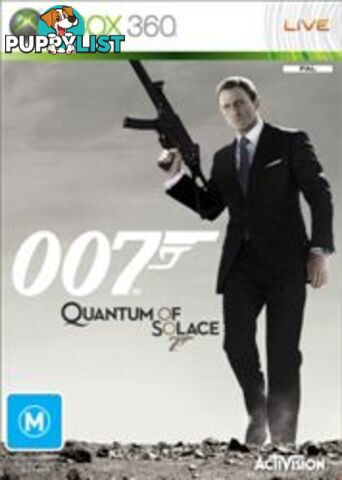 007 James Bond: Quantum of Solace [Pre-Owned] (Xbox 360) - Activision - P/O Xbox 360 Software GTIN/EAN/UPC: 5030917058295