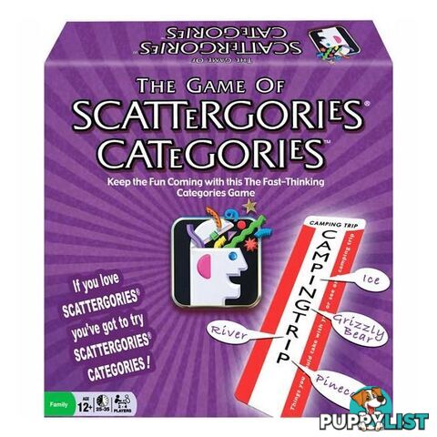 Scattergories Catergories Board Game - Winning Moves - Tabletop Board Game GTIN/EAN/UPC: 714043011427