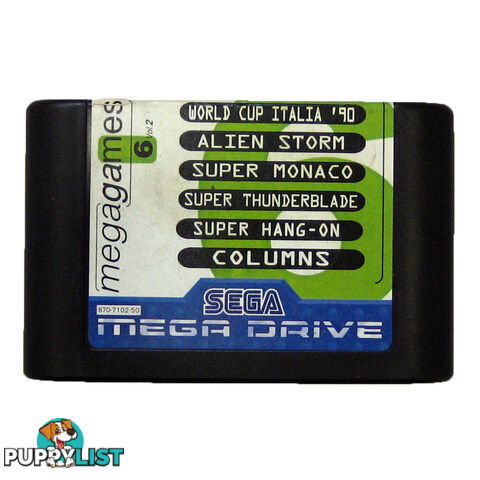 Mega Games 6 Green [Pre-Owned] (Mega Drive) - SEGA 43 - Retro Mega Drive Software