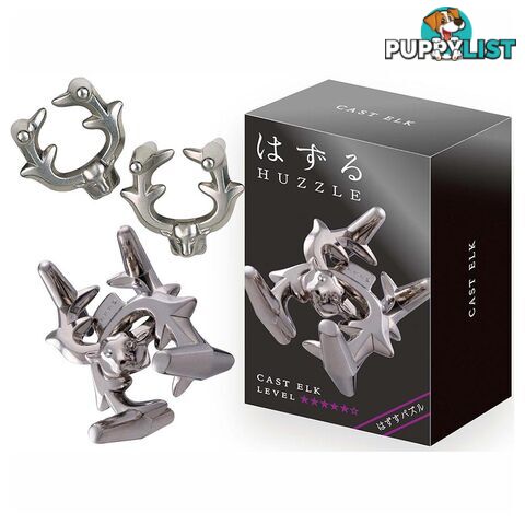 Hanayama Level 5 Elk Cast Puzzle - Hanayama Co.,LTD. - Tabletop Puzzle Game GTIN/EAN/UPC: 779090900254