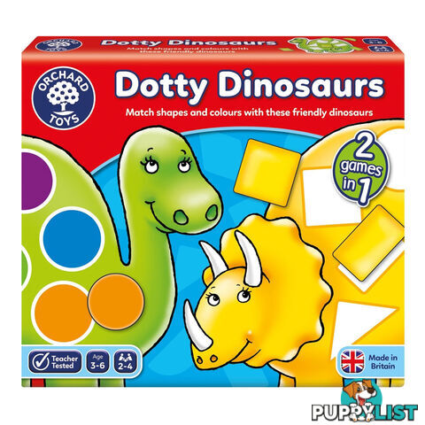 Orchard Toys Dotty Dinosaurs Board Game - Orchard Toys - Tabletop Board Game GTIN/EAN/UPC: 5011863101105