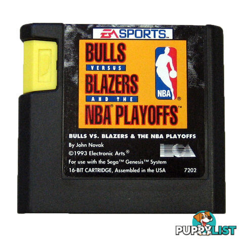 Bulls versus Blazers and the NBA Playoffs [Pre-Owned] (Mega Drive) - Electronic Arts MDNBAPOBB - Retro Mega Drive Software