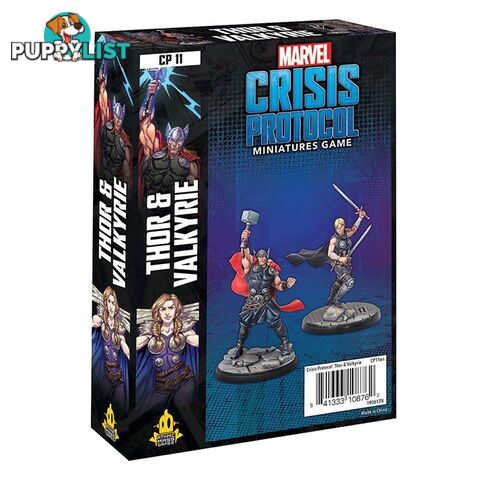 Marvel Crisis Protocol Thor & Valkyrie Character Pack Miniatures Board Game - Atomic Mass Games - Tabletop Miniatures GTIN/EAN/UPC: 841333108762